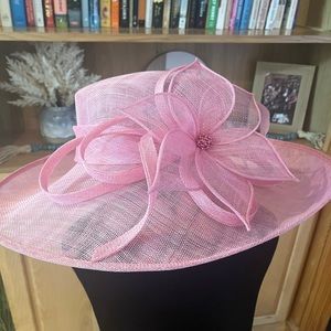Pink Derby hat